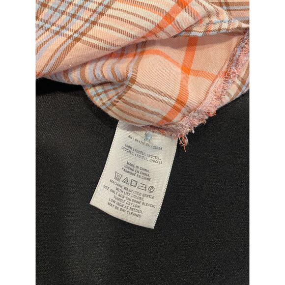 ~ Sz 6 Holding Horses Blouse Light Flowy Convertible Sleeves Oversized 6 Boho Sm - Picture 12 of 12